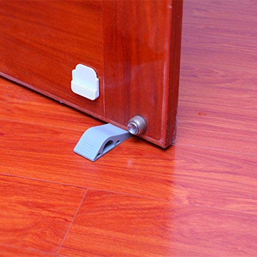 4PCS Premium Door Stopper Set Heavy Duty Door Stop Rubber Wedge with