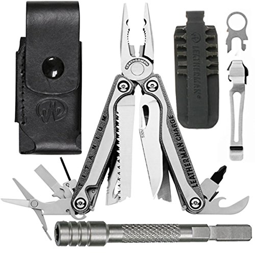 Best Holiday Cheap Leatherman Charge MultiTool S30V Knife TTi Titanium Handle, With Premium