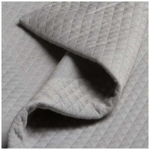 Pinzon Diamond Matelasse King Coverlet, Silver Grey King bedspread sets