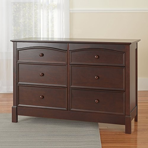 Summer Infant Freemont 6 Drawer Double Dresser, Chocolate Baby Shop