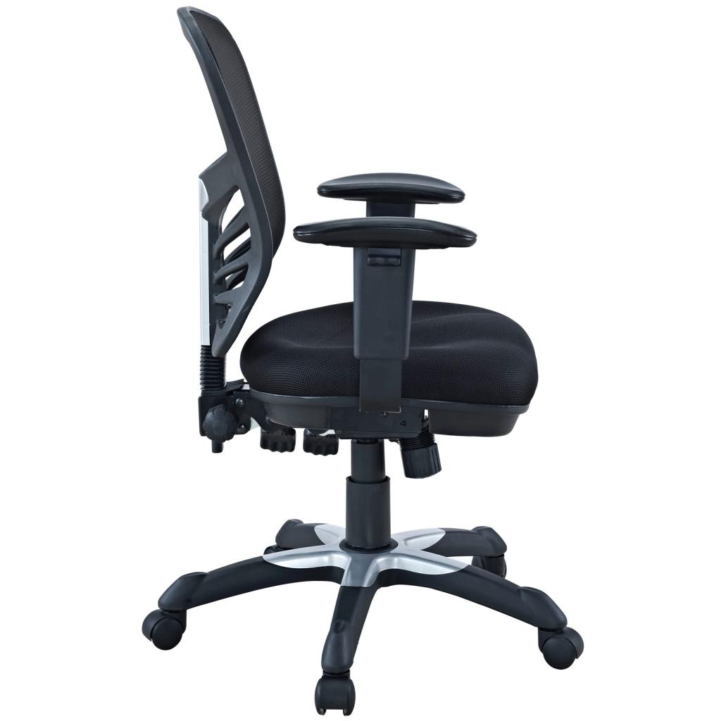 LexMod Articulate Black Mesh Office Chair Furniture & Decor
