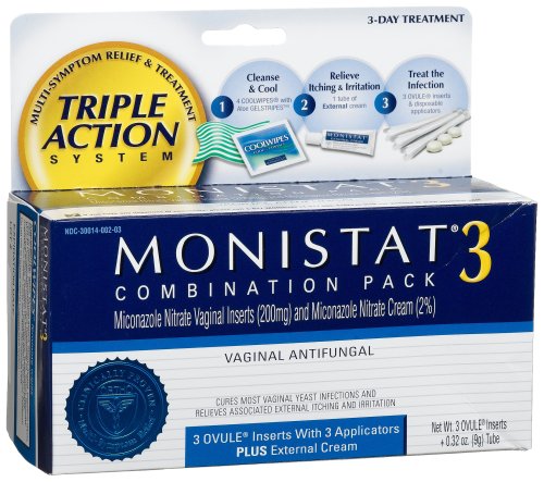 yeast infection and smell discount Monistat Combination Pack, 3Ovule