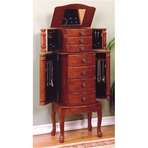 wbethwester Powell Cherry Jewelry Armoire BuySaleCheap