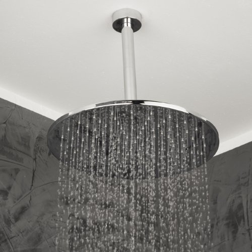 Great buy! Lacava Ceilingmount tilting round rain shower head 126