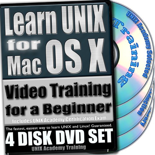 Learn UNIX for Mac OS X for a Beginner Video Training and Four