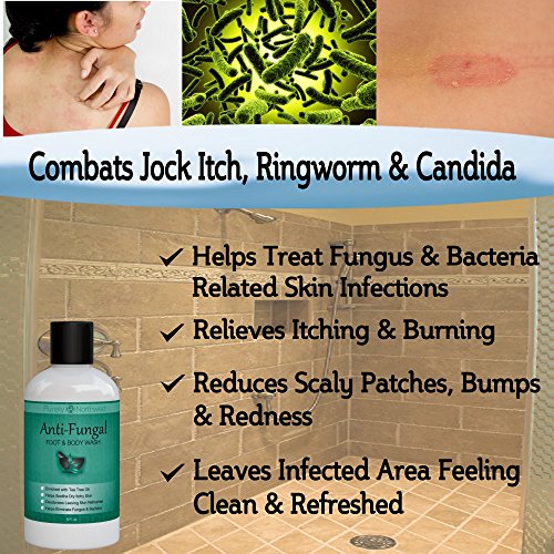 Antifungal Soap with Tea Tree Oil, Helps Treat & Wash Away Athletes