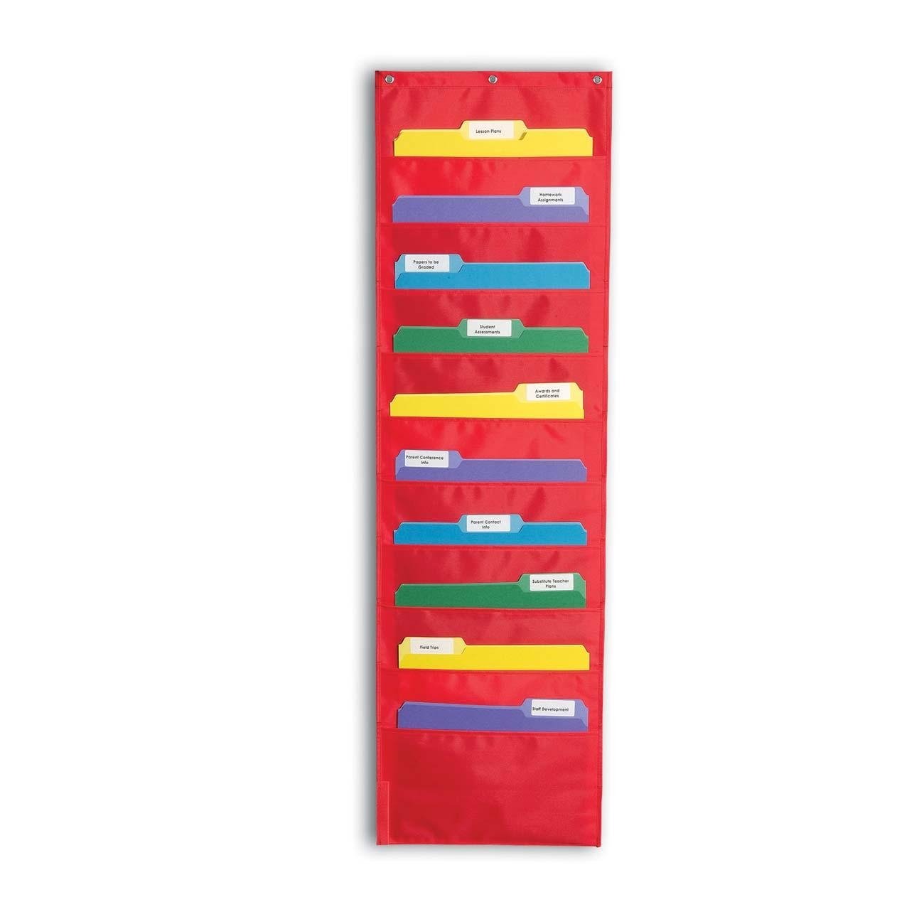 Wall Pocket Organizer Storage Pocket Chart Classroom Organization Teacher Tool eBay