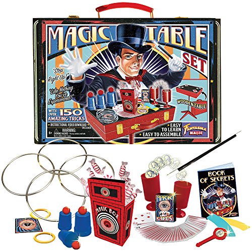 Fantasma Toys Retro Magic Table Set Loaded with Props and Featuring