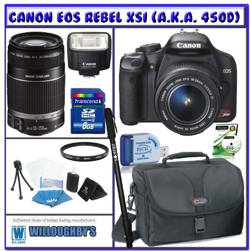 Black Friday Canon EOS Rebel XSi (a.k.a. 450D) SLR Digital Camera Kit