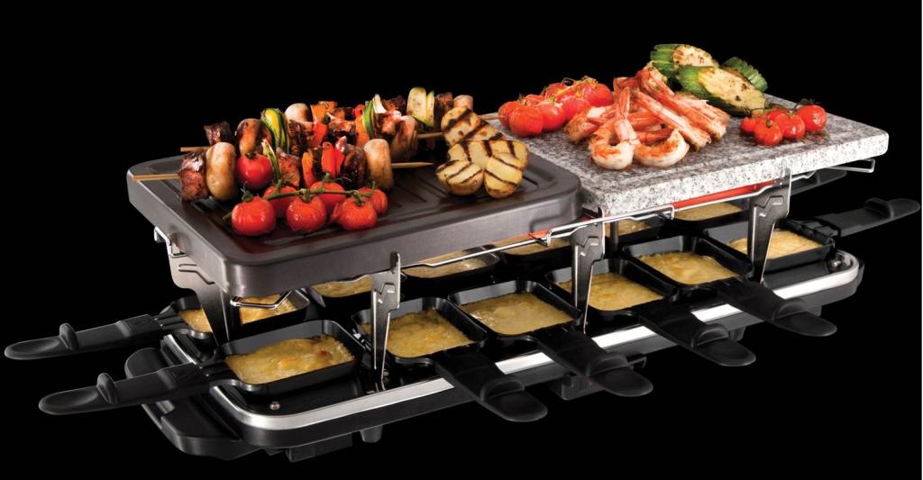 Russell Hobbs 1956056 Raclette/Grill/Pierrade Multifonction 3 en 1 12