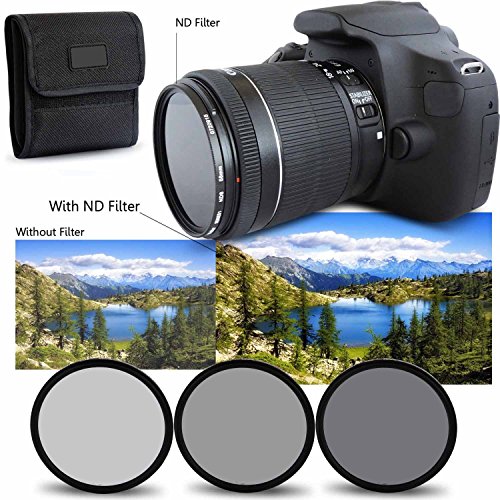 Filters & Accessories PRO 58MM Lens Filters + 58mm Lens Hood KIT for