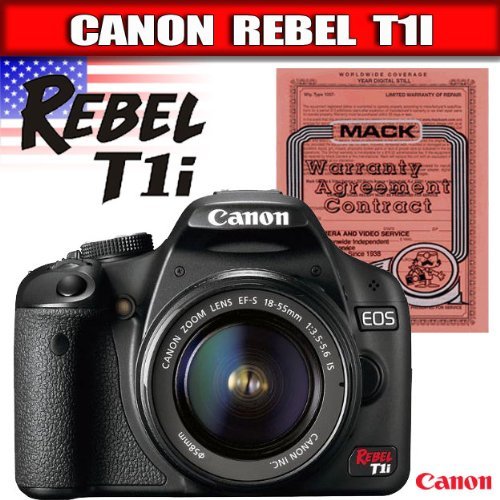 Canon EOS Rebel T1i 15.1 MP CMOS Digital SLR Camera with 3Inch LCD and
