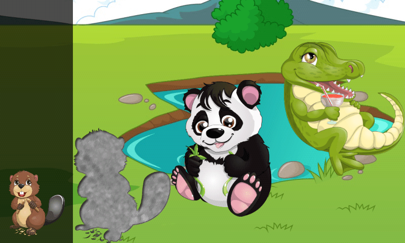 Animaux pour petits et enfants jeux de puzzle avec des animaux
