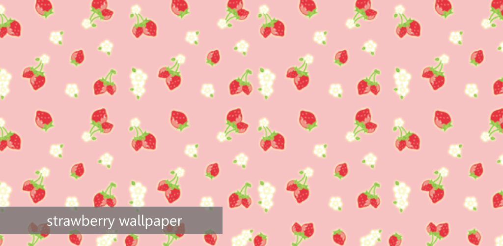 Strawberry Wallpaper Cute Cute Pink Strawberry Wallpaper Stock