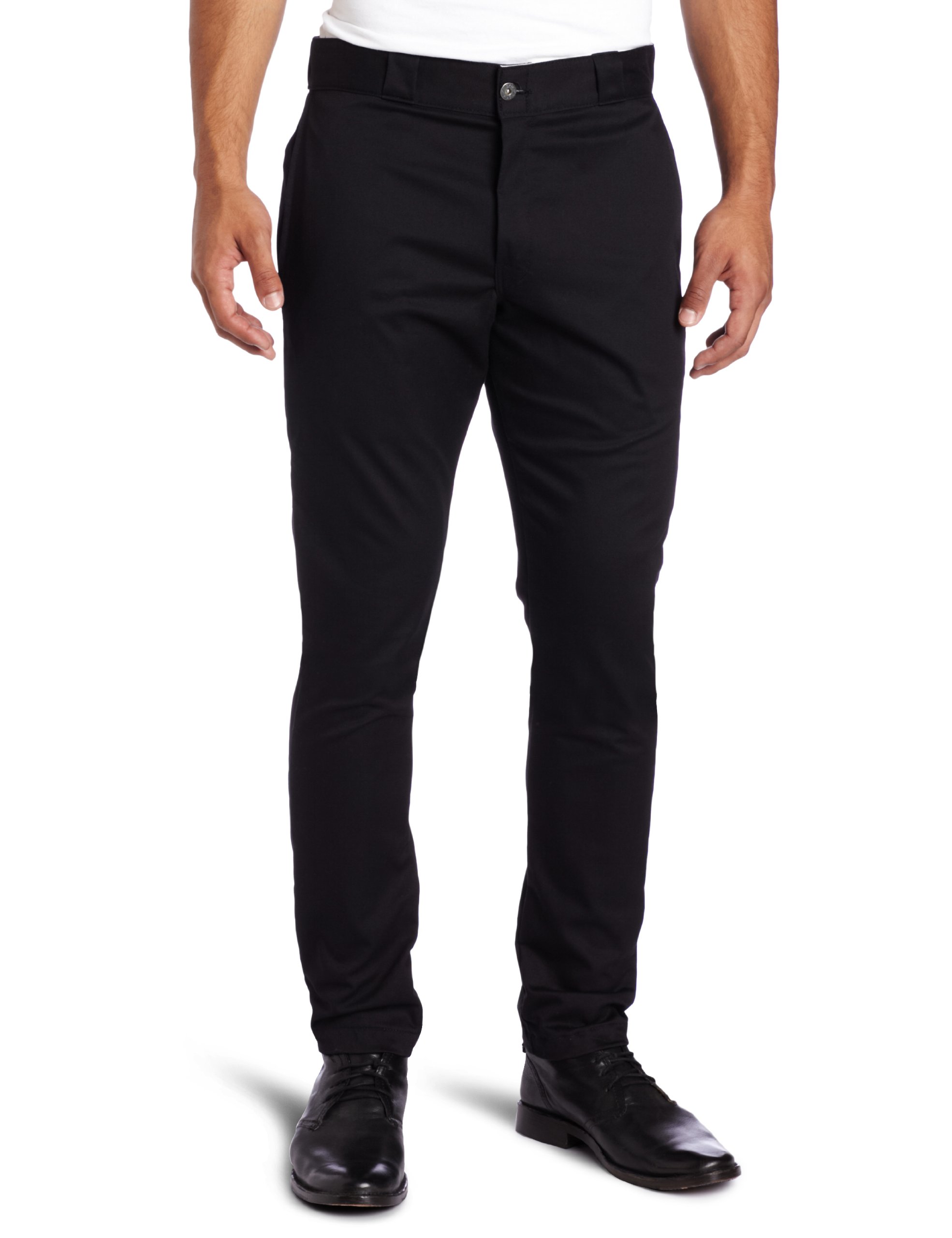 Galleon Dickies Men's Skinny Straight Fit Work Pant, Black, 32x32