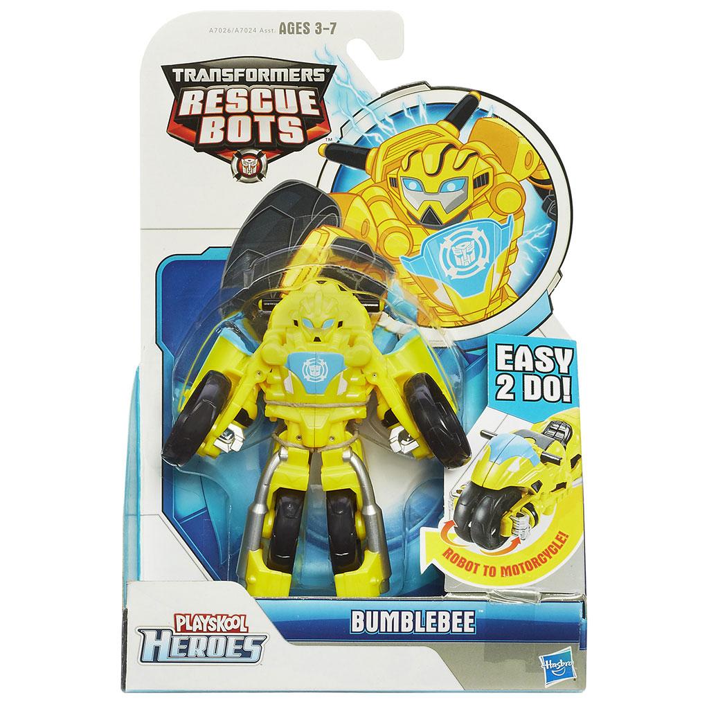 Playskool Heroes, Transformers Rescue Bots, Bumblebee Figure (Motorcycle) Toys & Games
