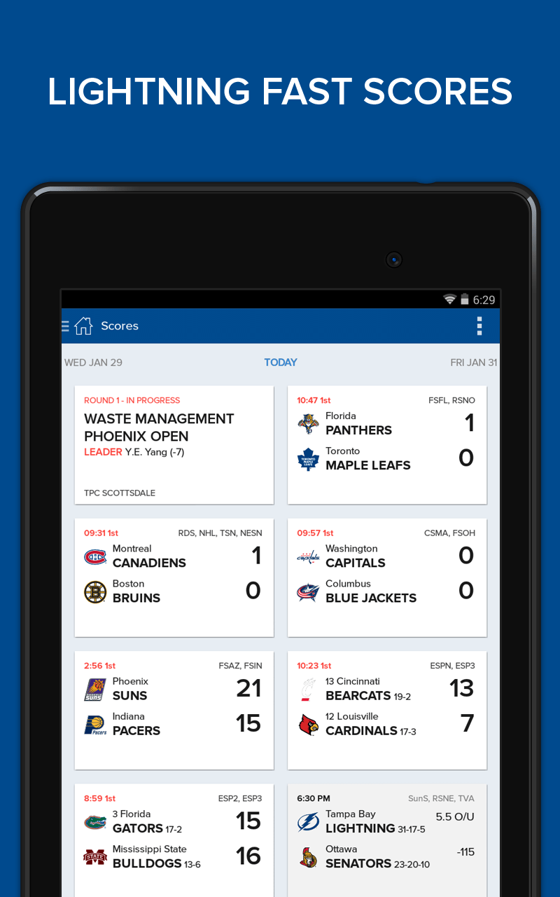 CBS Sports Appstore for Android