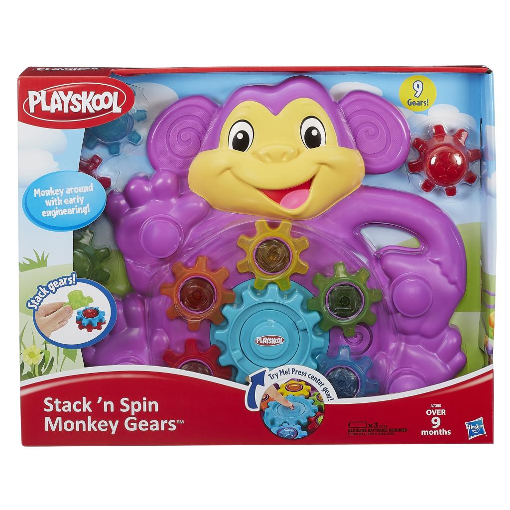 Playskool Stack n Spin Monkey Gears Toys & Games