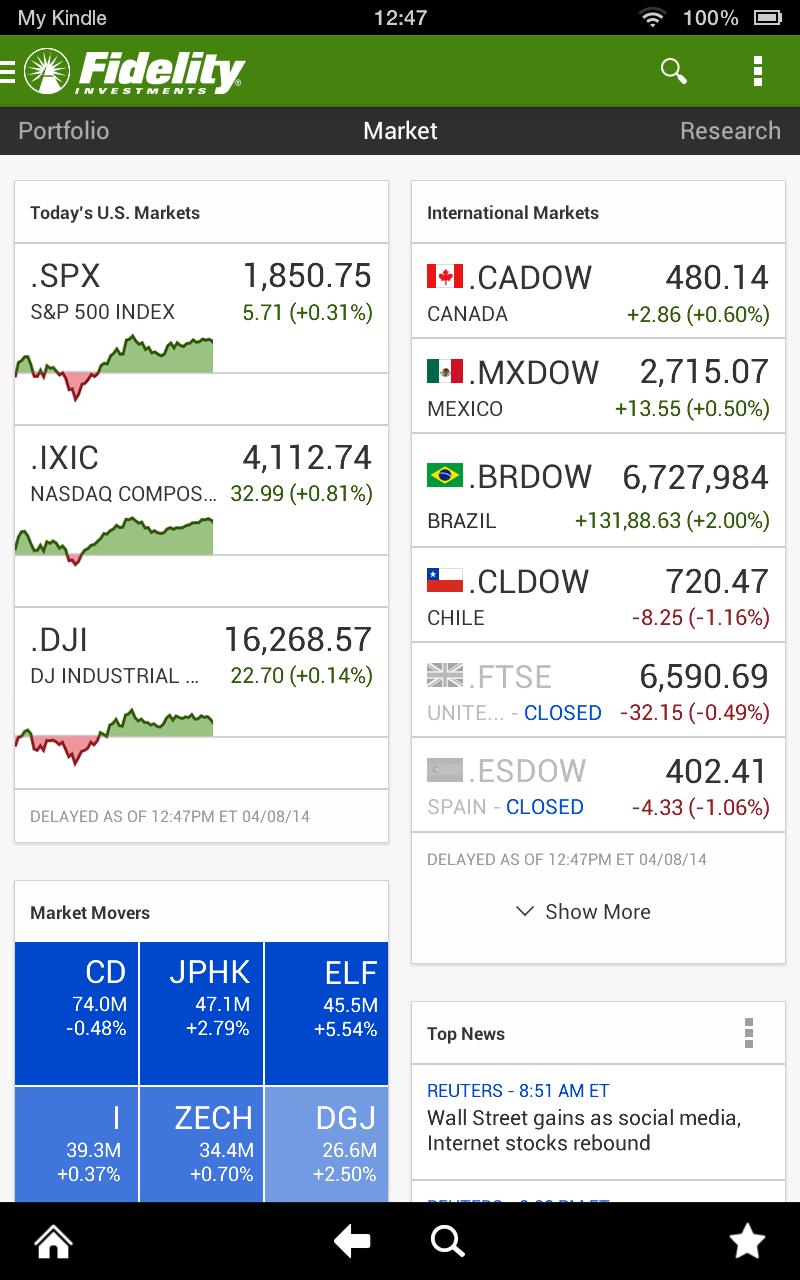 Fidelity Investments Appstore for Android