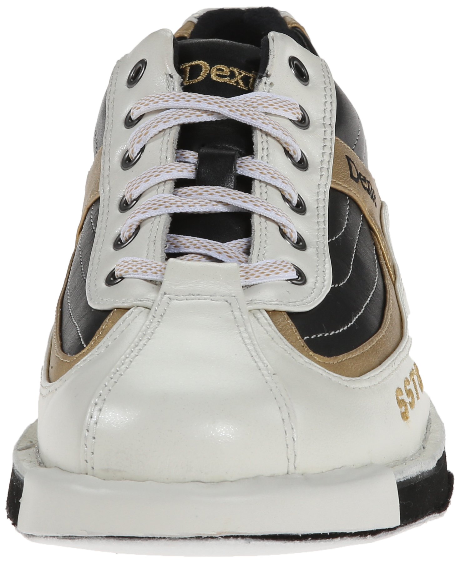 Galleon Dexter Men's SST 8 Bowling Shoes, White/Black/Gold, 11.5