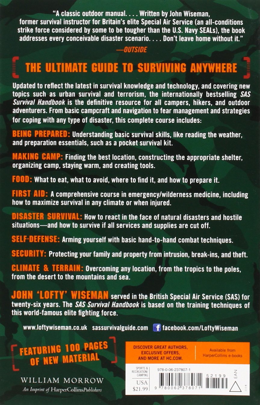 SAS Survival Handbook, Third Edition: The Ultimate Guide to Surviving.