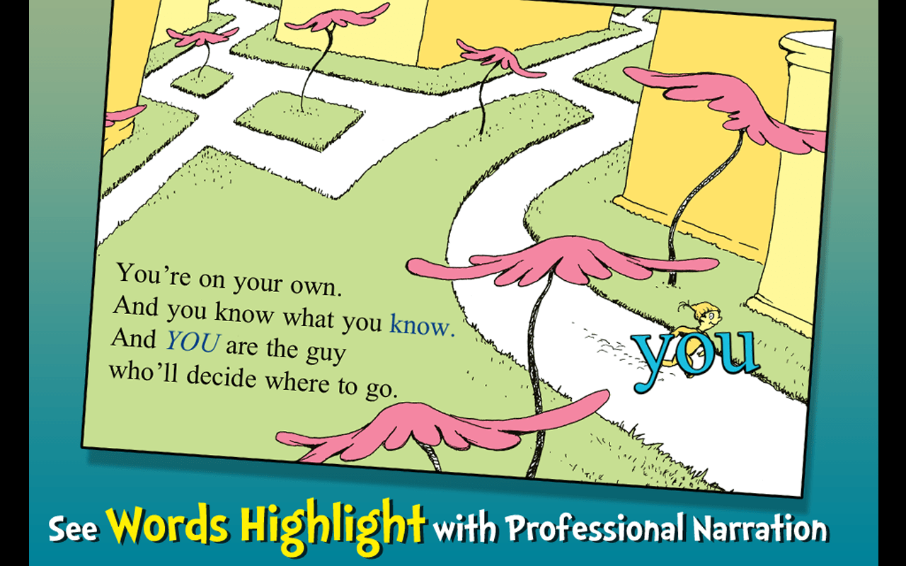 Oh, the Places You'll Go! Dr. Seuss Appstore for Android
