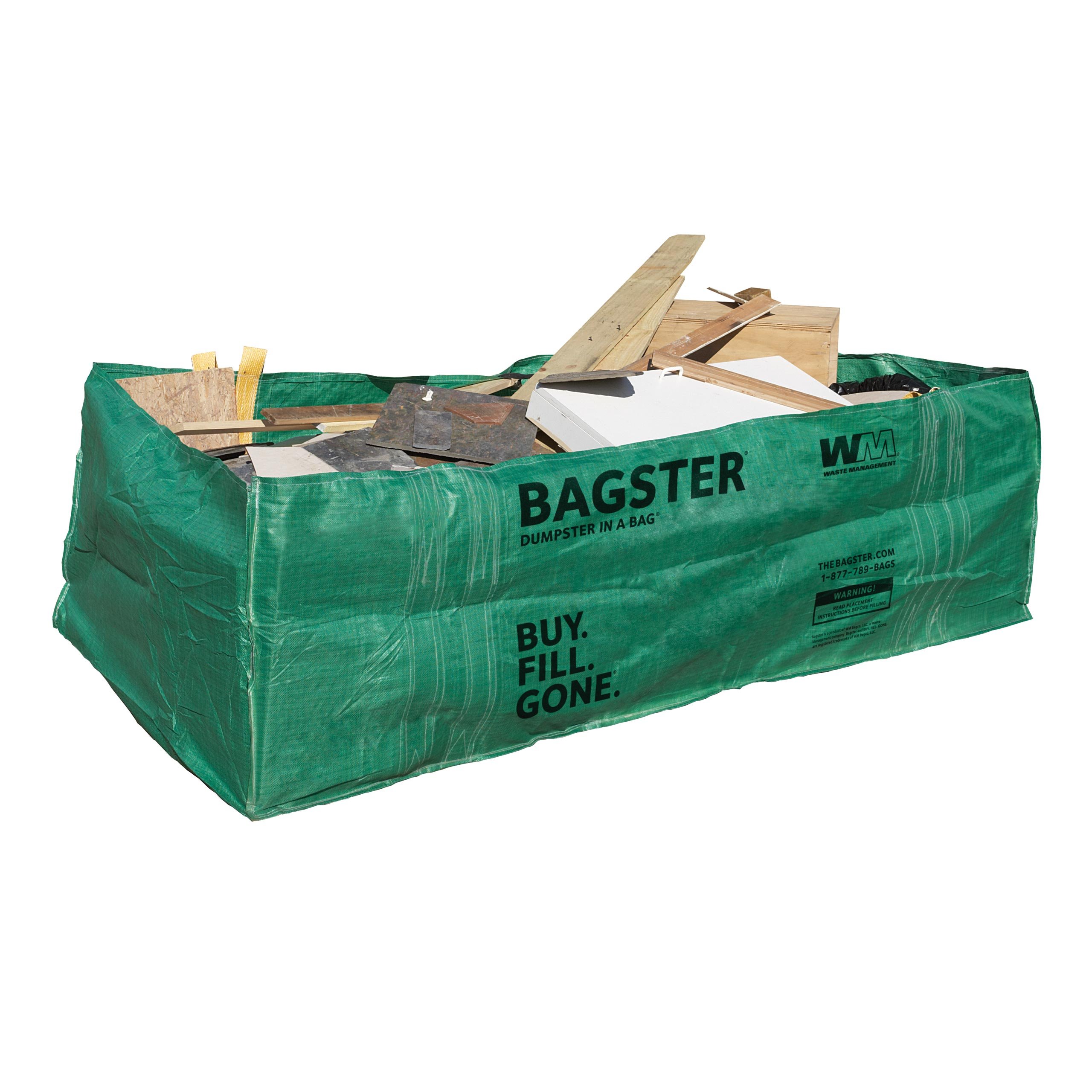 Waste Management Commercial Construction Dumpster in Bag Remodeling