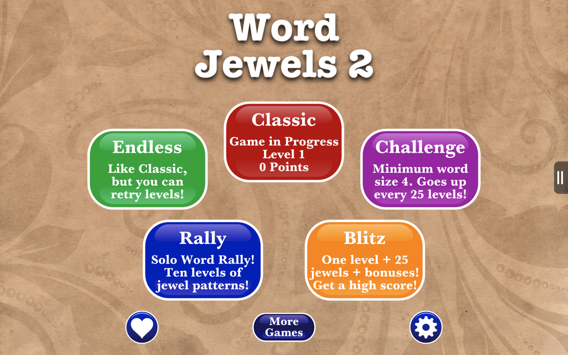 Word Jewels® 2 Addicting and Challenging Word Search