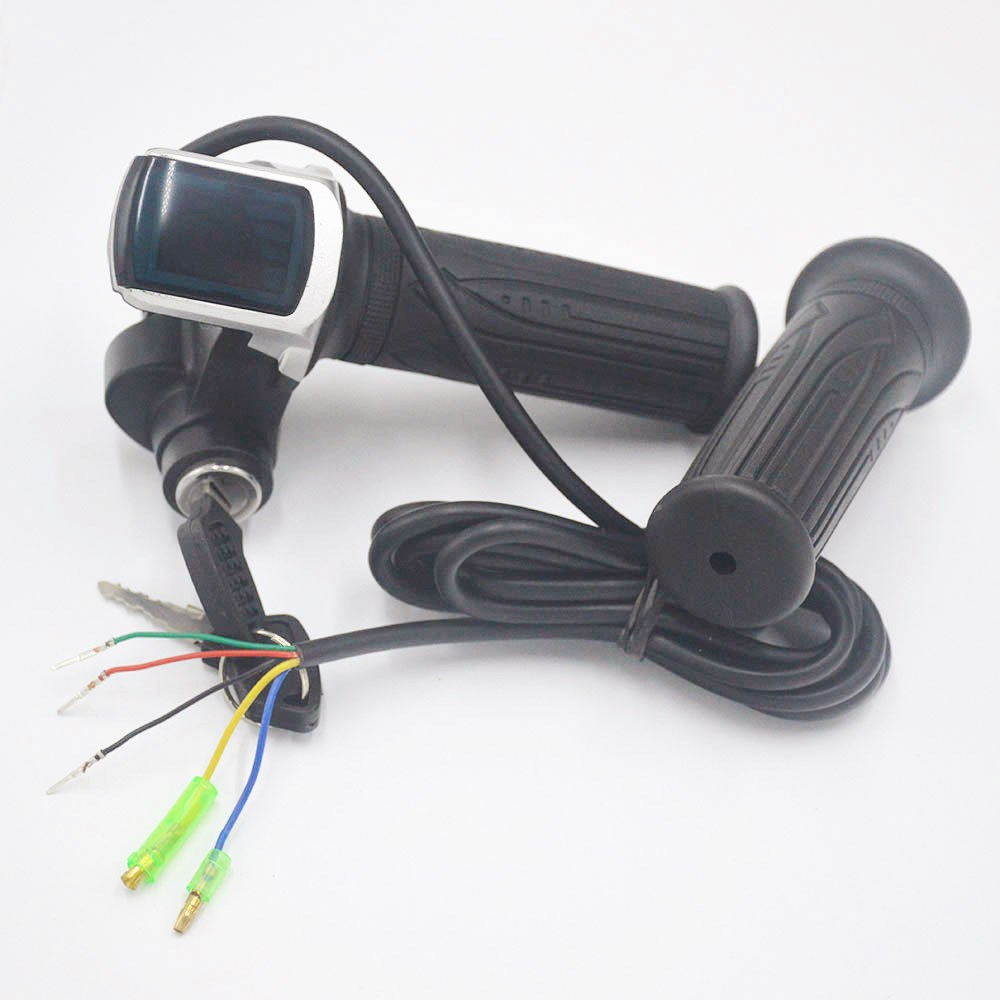 Ebike Twist Throttle with LED Display eCyclingBot