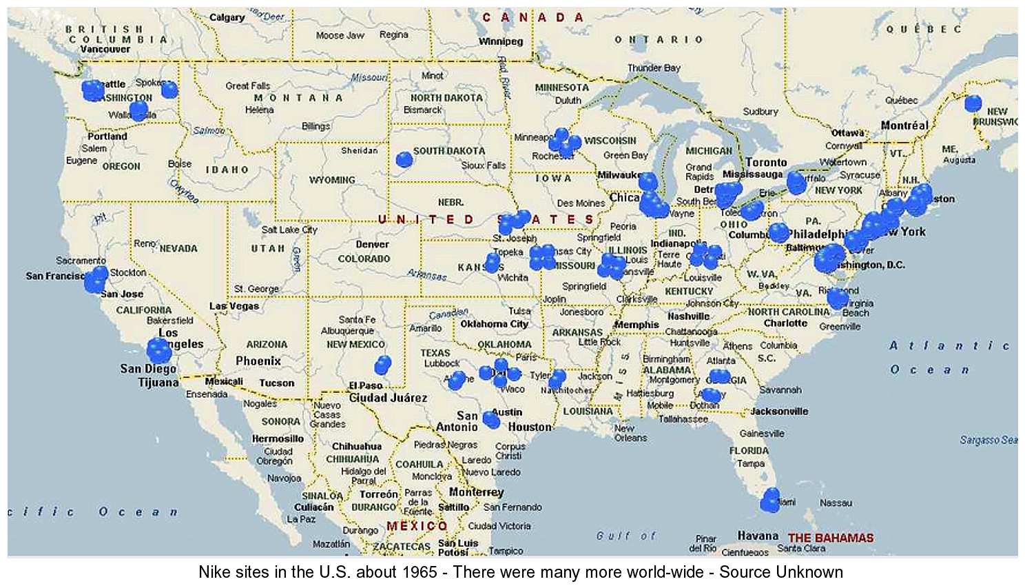 Nike World Campus Map United States Map