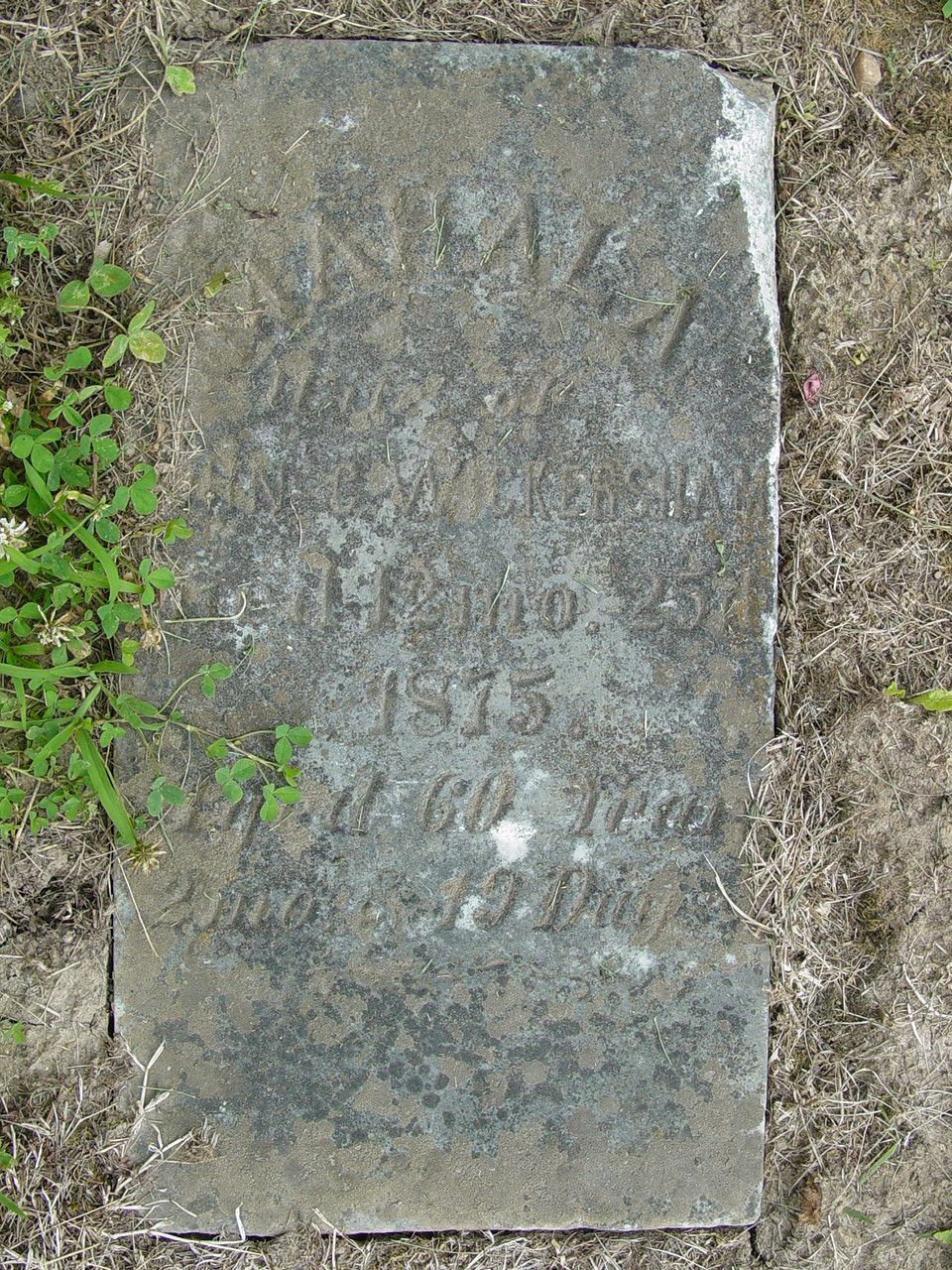 New London Cemetery New London, Honey Creek Township, Howard Co., Indiana