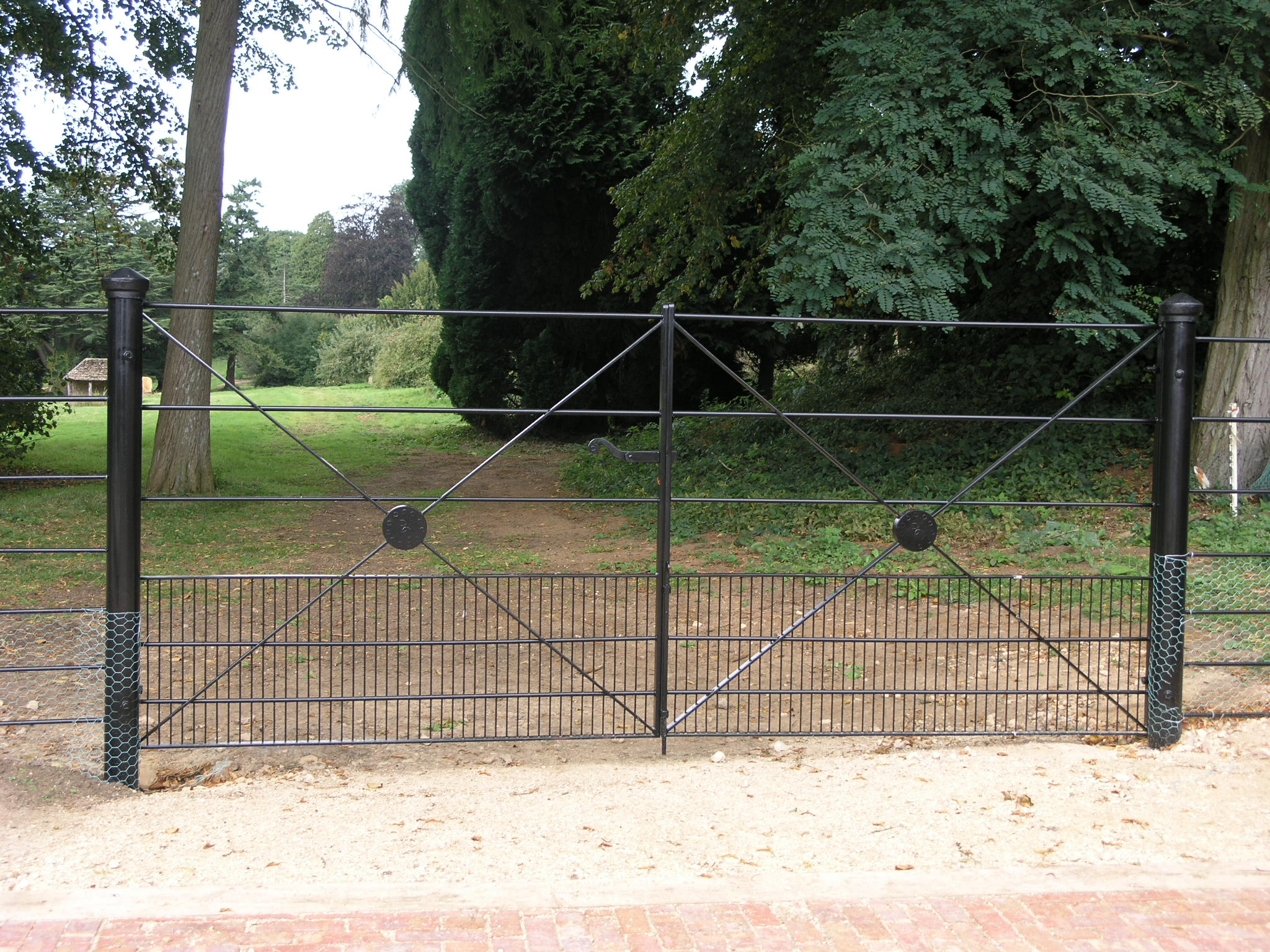 Rabbit proof steel gates Ed Brooks Ed Brooks