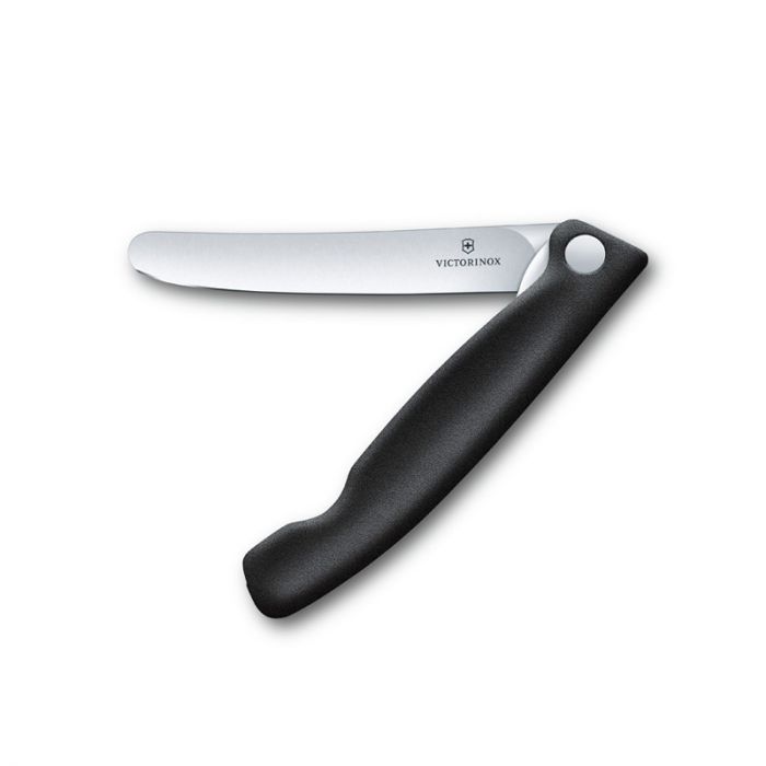 Victorinox Folding Steak Knife black/plain edge The EDC Solution