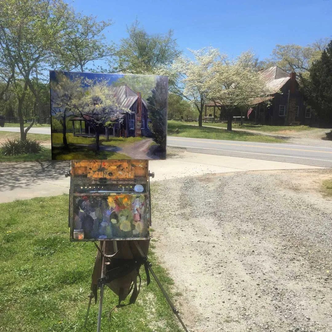 Mabry Farm Revisited Ed Cahill Plein Air Landscape Painter
