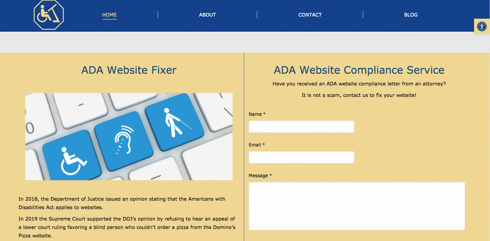ADA site Compliance