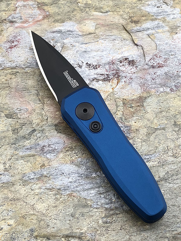 Kershaw Launch 4 CA Legal Automatic Folding Knife Blue and Black EDC