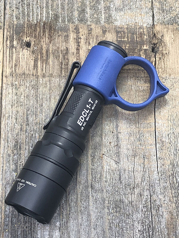 Thyrm Switchback Backup Tactical Flashlight Ring Blue EDC Specialties