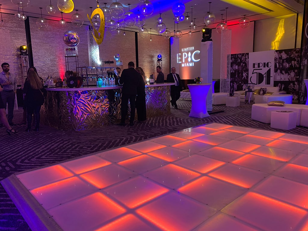 LED Dance Floor Rental Ft Lauderdale, Miami, West Palm Beach, South