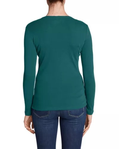 Eddie Bauer Women's Favorite LongSleeve Crewneck TShirt eBay