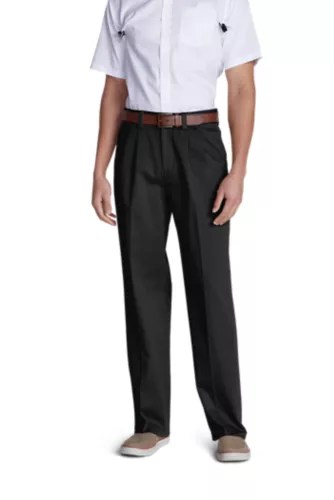 Men's Wrinklefree Relaxed Fit Comfort Waist Casual Performance Chino