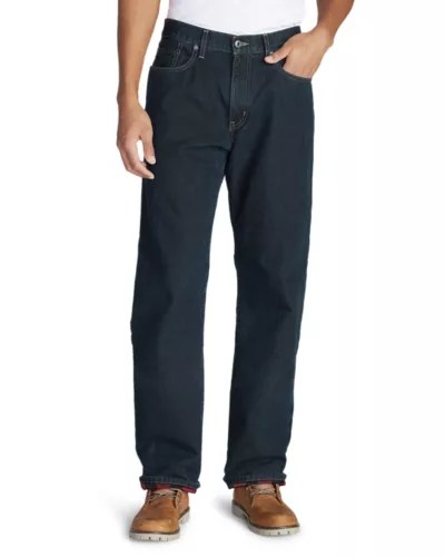 Men's Flannellined Jeans Relaxed Fit Eddie Bauer