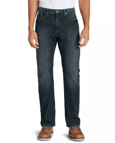 Men's Fleecelined Jeans Straight Fit Eddie Bauer
