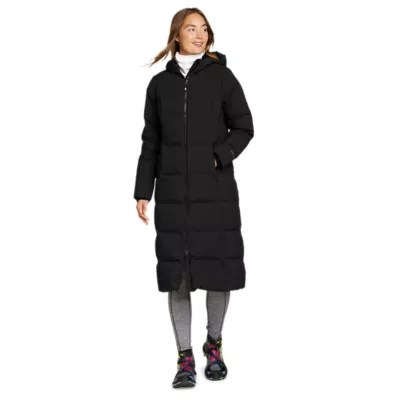 Women's Glacier Peak Seamless Stretch Down Duffle Coat Eddie Bauer