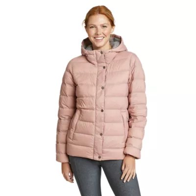 Women's Stratustherm Hooded Down Jacket Eddie Bauer