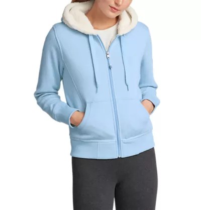 Women's Cabin Fleece Sherpa Hoodie Eddie Bauer