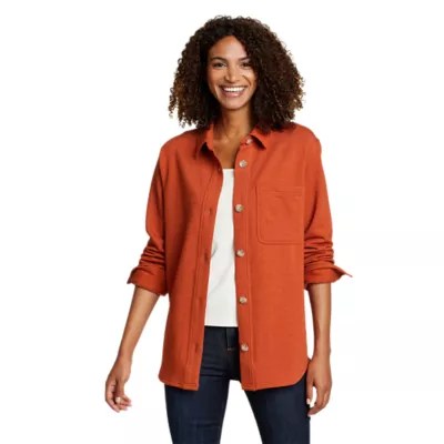 Women's Cozy Camp Shirt Jacket Eddie Bauer