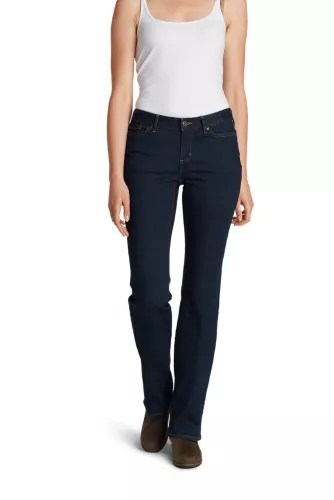 Women's Stayshape® Boot Cut Jeans Curvy Eddie Bauer