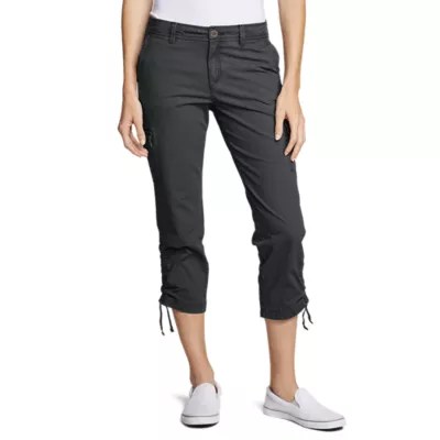 Women's Adventurer® Stretch Ripstop Crop Cargo Pants Slightly Curvy