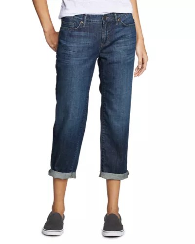 Women's Boyfriend Cropped Jeans Eddie Bauer