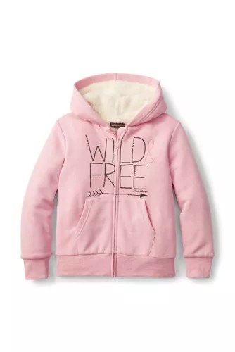 Girls' Camp Fleece Sherpalined Hoodie Eddie Bauer